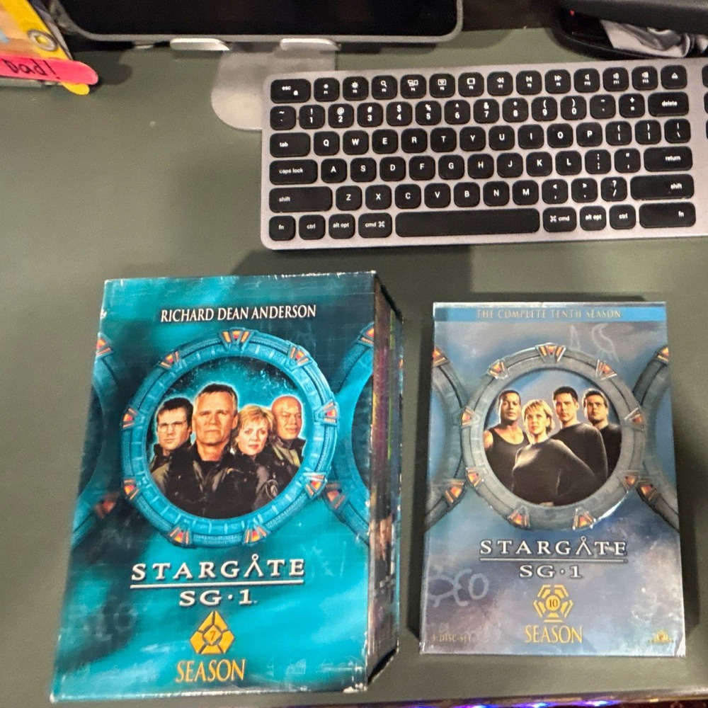 Stargate SG-1 DVD Box Set Lot - Season 7 (Complete 5-Disc) & Season 10 (Partial)